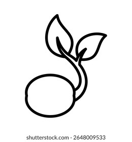 seed icon vector design template simple and clean