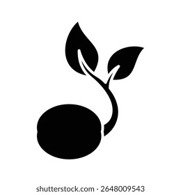 seed icon vector design template simple and clean