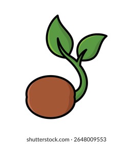 seed icon vector design template simple and clean