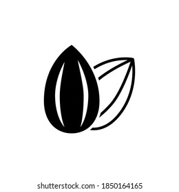 Seed Icon, Vector, Glyph Style Design