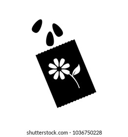 seed icon, vector illustration