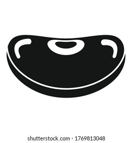 Seed kidney bean icon. Simple illustration of seed kidney bean vector icon for web design isolated on white background