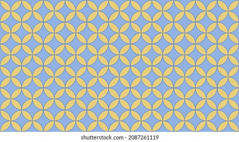 Diseño de vectores sin foco de semilla de vida. Yoga, Salud, Fitness Suit Fabric Patrón. Flor geométrica de vida Círculos Mandala. Diseño de Geometría Sagrada. Impresión de moda vintage. Deco de geometría sagrada redonda