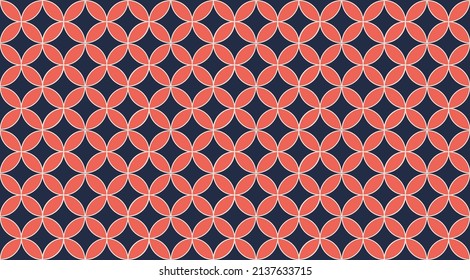 Seed of Life Seamless Vector Design. Geometric Flower of Life Mandala Circles. Yoga, Healthcare, Fitness Suit Fabric Texture. Sacred Geometry Design. Vintage Trendy Print. Round Sacred Geometry Deco
