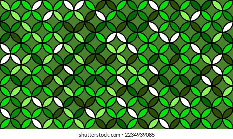 Diseño de vectores sin foco de semilla de vida. Patrón textil de Yoga, Salud, Fitness Suit. Diseño de Geometría Sagrada. Flor geométrica de vida Círculos Mandala. Impresión de moda vintage. Deco de geometría sagrada redonda