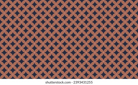 Seed of Life Seamless Vector Design. Sacred Geometry Design. Geometric Flower of Life Mandala Circles. Yoga, Healthcare, Fitness Suit Fabric Texture. Vintage Trendy Print. Round Sacred Geometry Deco