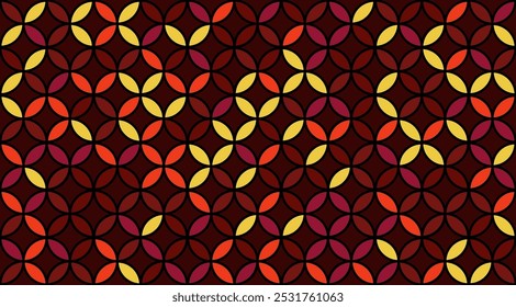 Seed of Life Seamless Vector Design. Yoga, Healthcare, Fitness Suit Textile Texture. Sacred Geometry Design. Geometric Flower of Life Mandala Circles. Vintage Trendy Print. Round Sacred Geometry Deco