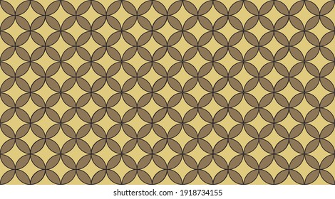 Seed of Life Seamless Vector Pattern. Sacred Geometry Design. Geometric Flower of Life Mandala Circles. Yoga, Healthcare, Fitness Suit Fabric Design. Vintage Trendy Print. Round Sacred Geometry Deco