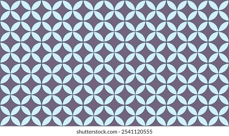Seed of Life Seamless Vector Pattern. Geometric Flower of Life Mandala Circles. Yoga, Healthcare, Fitness Suit Textile Design. Sacred Geometry Design. Vintage Trendy Print. Round Sacred Geometry Deco