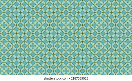 Seed of Life Seamless Vector Texture. Sacred Geometry Design. Yoga, Healthcare, Fitness Suit Textile Design. Geometric Flower of Life Mandala Circles. Vintage Trendy Print. Round Sacred Geometry Deco