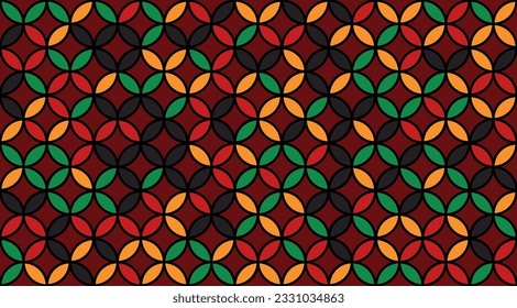 Seed of Life Seamless Vector Texture. Yoga, Healthcare, Fitness Suit Fabric Pattern. Sacred Geometry Design. Geometric Flower of Life Mandala Circles. Vintage Trendy Print. Round Sacred Geometry Deco