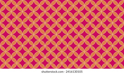 Saatgut von Leben Nahtlose Vektorgrafik. Geometrische Blume des Lebens Mandala-Kreise. Yoga, Gesundheit, Fitness-Anzug Textile Design. Sacred Geometry Design. Vintage Trendy Print. Runde Sacred Geometry Deco