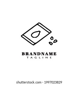 seed logo icon design template modern vector