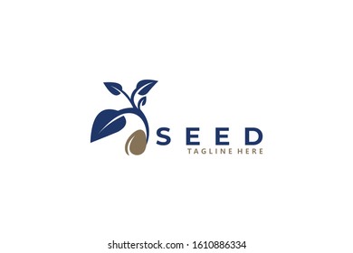 Seed Logo Icon Vector Isolated