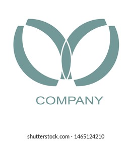 seed logo. solid color monochrome logo concept. gray.