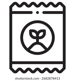 Seed Modern Vector Icon – Minimal Illustration Symbol Template for Web Mobile App UI Design