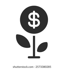 Seed money icon web design in vector