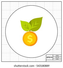 Seed Money Vector Icon