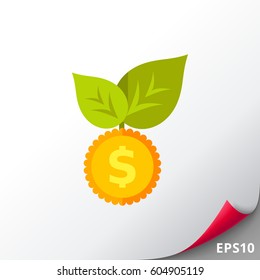 Seed Money Vector Icon