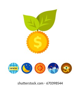 Seed Money Vector Icon