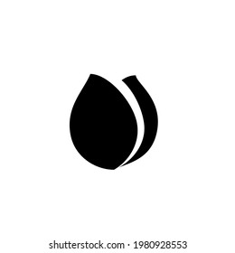 Seed on a white background  Icons vector