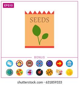 Seed packet icon
