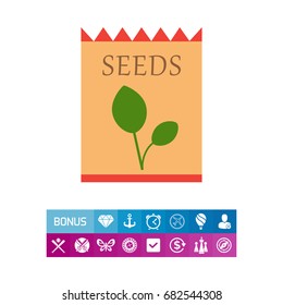 Seed packet icon