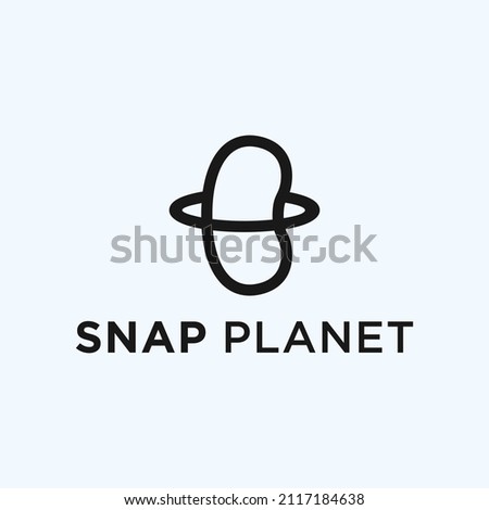 seed planet logo. plant logo