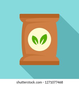 Seed plant pack icon. Flat illustration of seed plant pack vector icon for web design