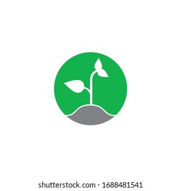 Seed related icon on background for graphic and web design. Creative illustration concept symbol for web or mobile app.