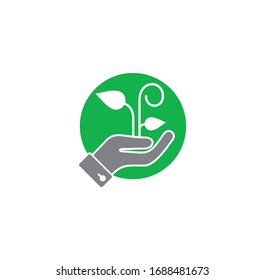 Seed related icon on background for graphic and web design. Creative illustration concept symbol for web or mobile app.