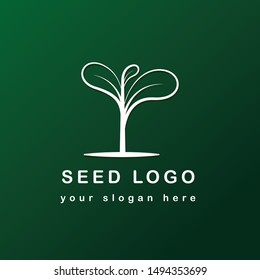 Seed Simple Minimalist Modern Logo Concept