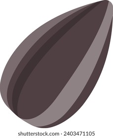 Seed Sunflower Grain Vector Illustration