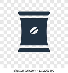 Seed vector icon isolated on transparent background, Seed transparency logo concept