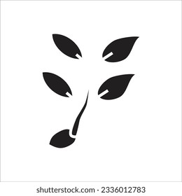 seed vector icon template line