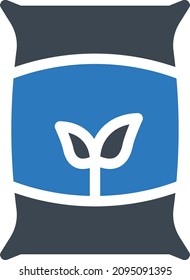 seed vector illustration isolated on a transparent background. glyph vector icons for concept or web graphics.