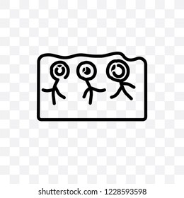 Seed vector linear icon isolated on transparent background, Seed transparency concept can be used for web and mobile