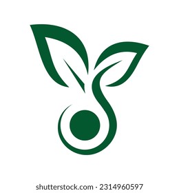 Seed Vector Logo Design Template