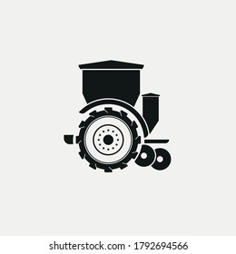 símbolo del símbolo del vector del icono del sembrador para el diseño