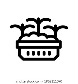 seeding icon or logo isolated sign symbol vector illustration - high quality black style vector icons
