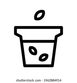 seeding icon or logo isolated sign symbol vector illustration - high quality black style vector icons
