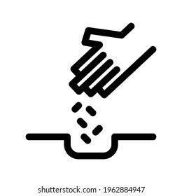 seeding icon or logo isolated sign symbol vector illustration - high quality black style vector icons
