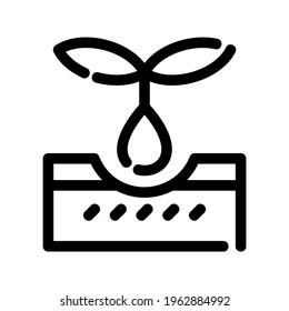 seeding icon or logo isolated sign symbol vector illustration - high quality black style vector icons
