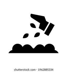 seeding icon or logo isolated sign symbol vector illustration - high quality black style vector icons
