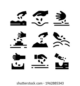 seeding icon or logo isolated sign symbol vector illustration - Collection of high quality black style vector icons
