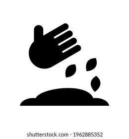 seeding icon or logo isolated sign symbol vector illustration - high quality black style vector icons
