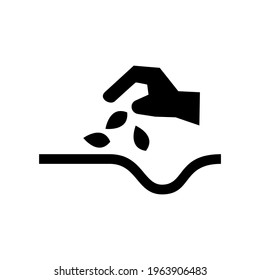 seeding icon or logo isolated sign symbol vector illustration - high quality black style vector icons

