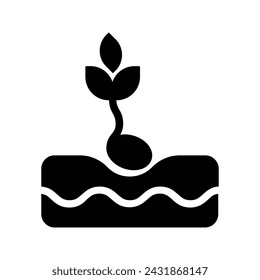 Seeding icon. sign for mobile concept and web design. vector illustration