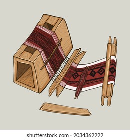 Seediq traditional culture weaving technology sewing machine
