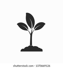 Seedling Icon Vector Stock Vector (Royalty Free) 1370669126 | Shutterstock